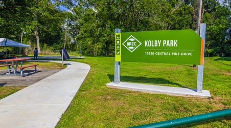 Kolby Park neighborhood sign